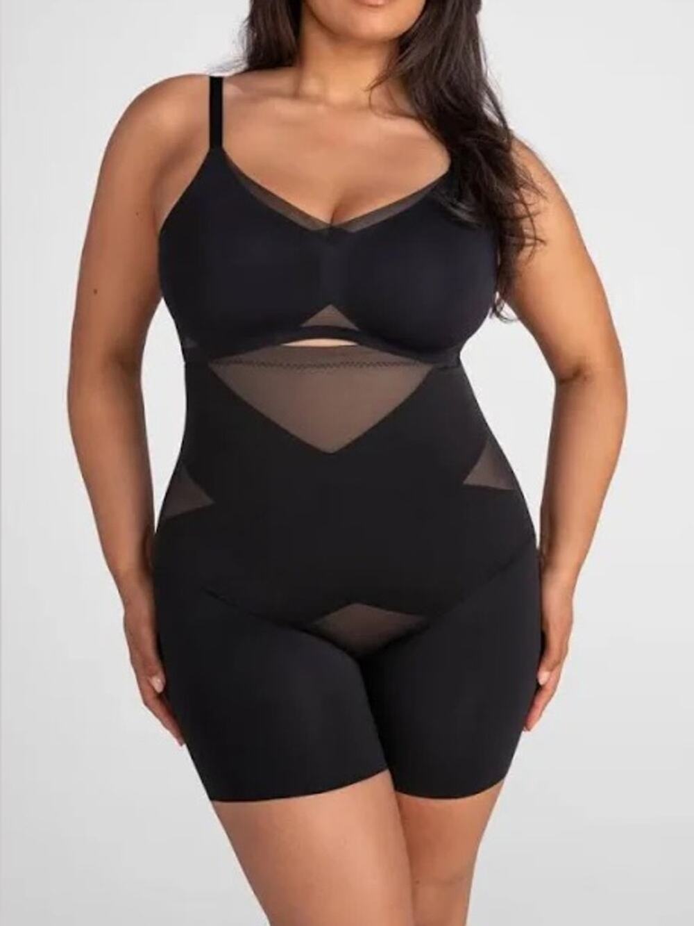 Honeylove SuperPower Short High Waisted Shapewear Black 2XL